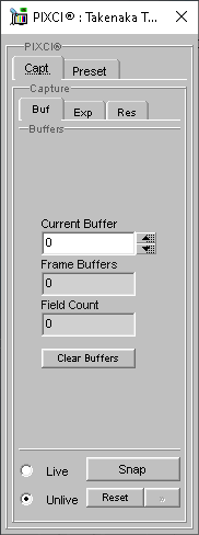(XCAP Control Panel for the Takenaka TL2048)
