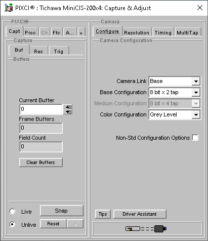 (XCAP Control Panel for the Tichawa MiniCIS-200x4)