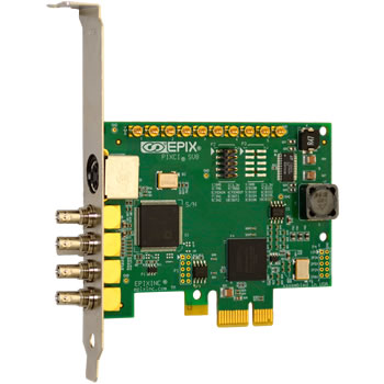 PIXCI® SV8 PCIe Frame Grabber with standard bracket